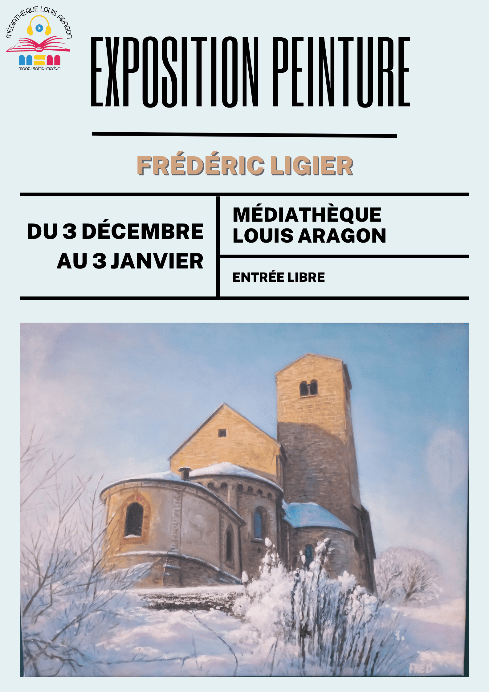 Affiche expo F. Ligier 2025